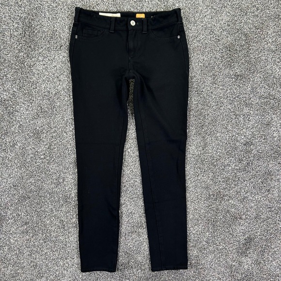 Pilcro and the Letterpress Pants - Pilcro and the Letterpress Serif Legging Pants Black Womens 26 Slim Velvet Felt